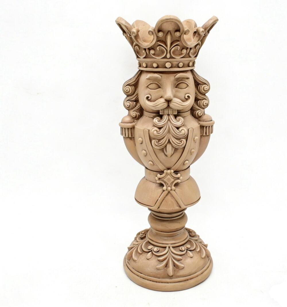 Holiday Time Nutcracker Candle Holder 12"
